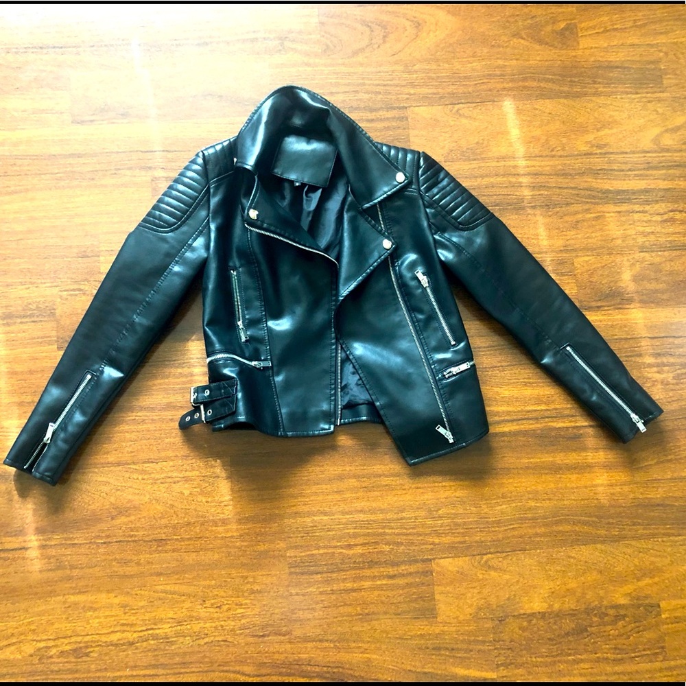 Faux Leather Jacket